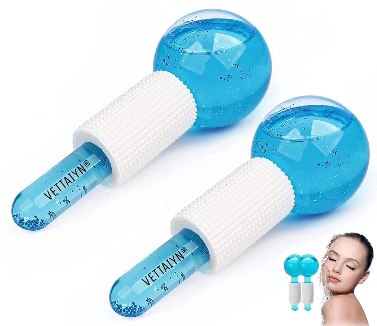 Beauty Crystal Face Roller Ball